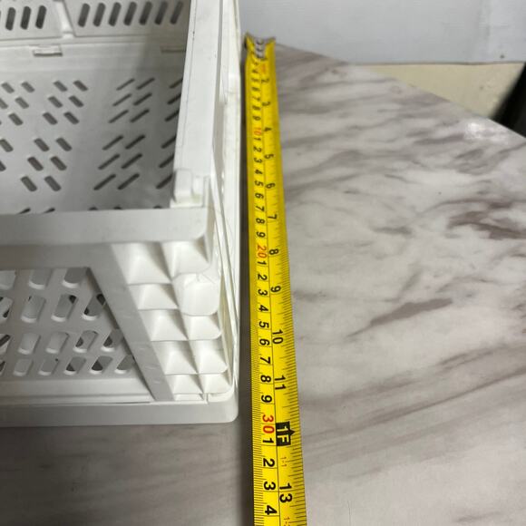 Plastic Foldable Storage Crate Folding Box Basket Stackable Storage Box - Picture 5 of 8